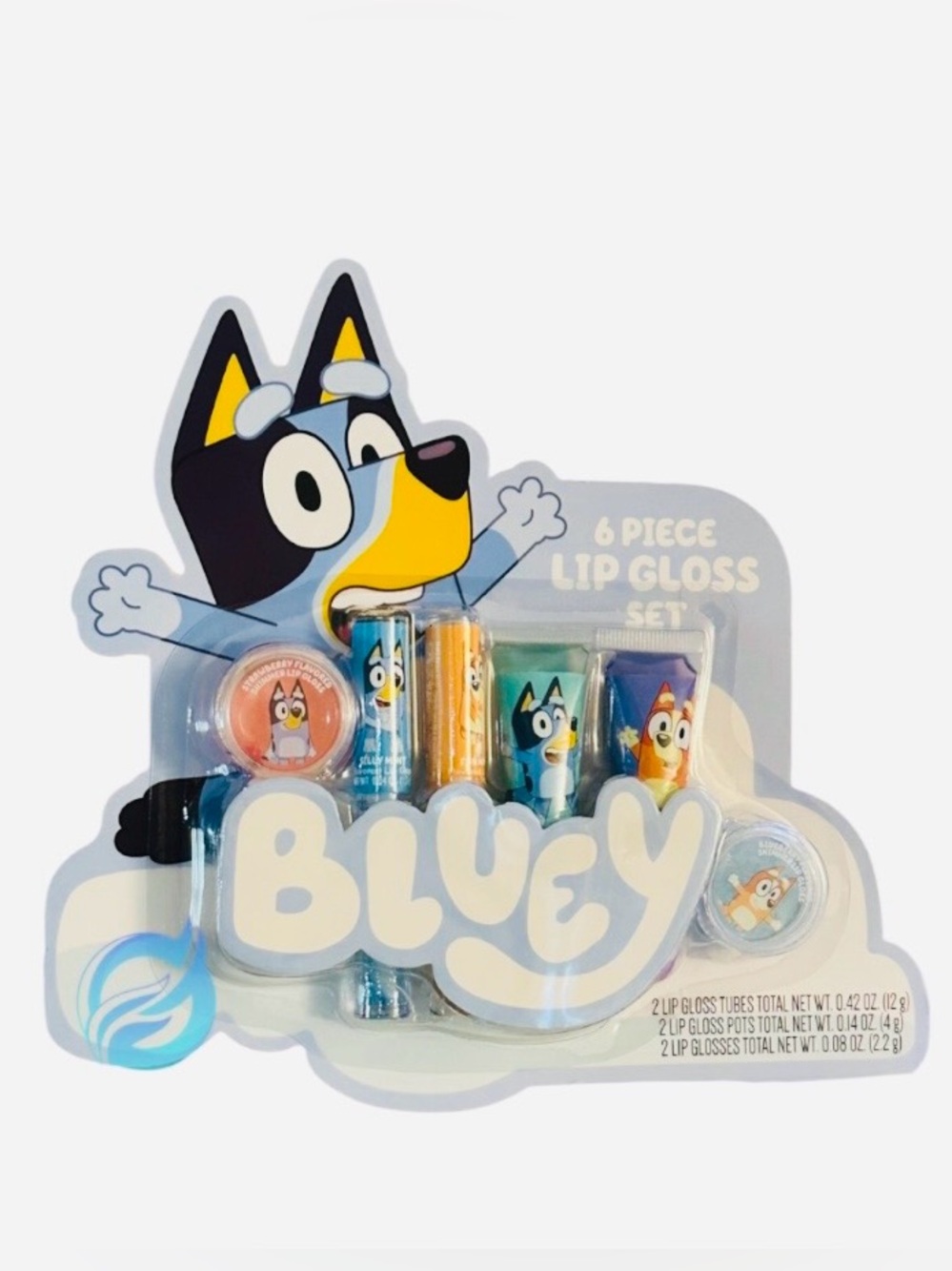 NWT Bluey 6-Piece Lip Gloss Set